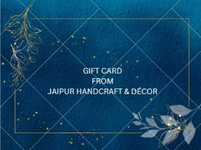 Jaipur Handcraft and Decor Gift Card Jaipur Handcraft & Decor