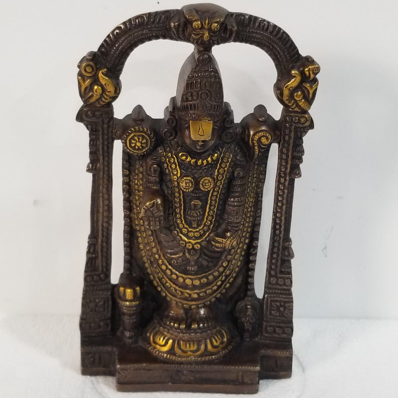 10"H - Handcrafted Brass Balaji