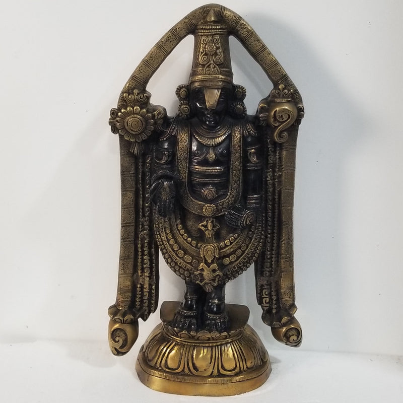 24" Handcrafted Brass Balaji