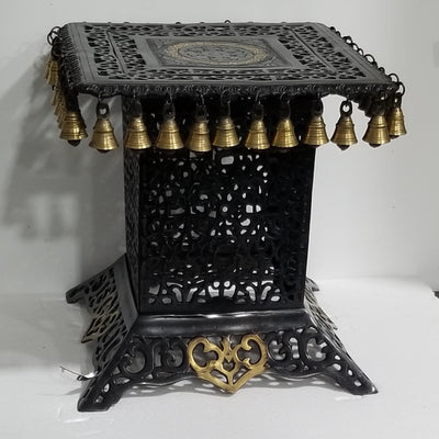 15"H x 15"W x 15"D Handcrafted Brass Pedestal