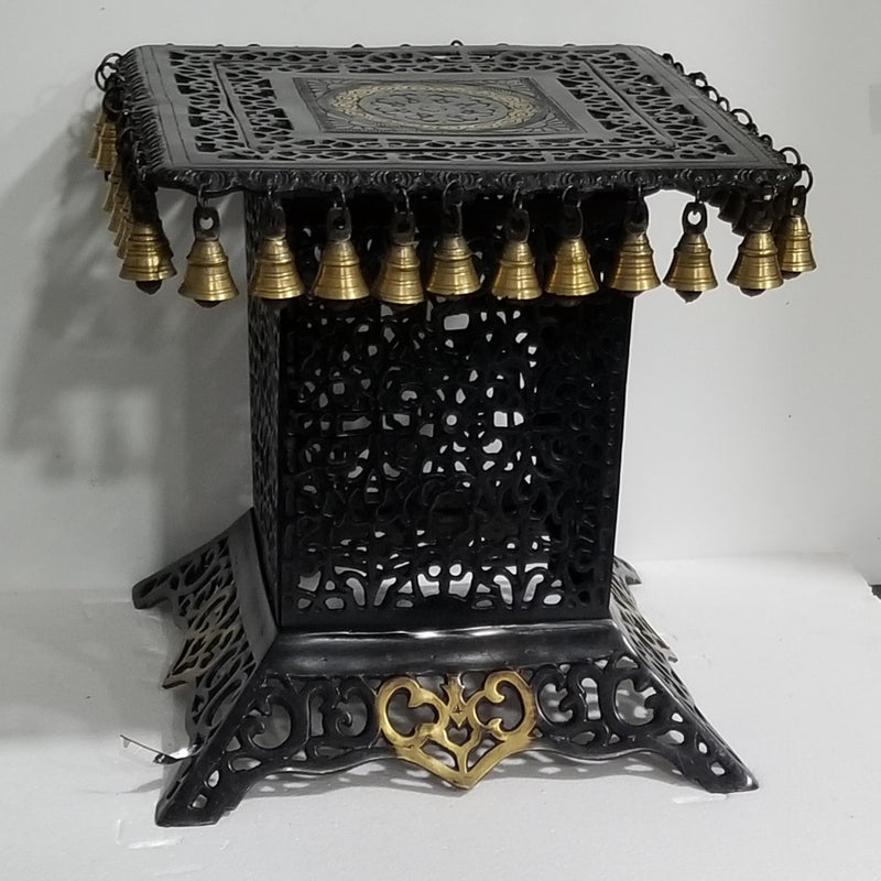 15"H x 15"W x 15"D Handcrafted Brass Pedestal