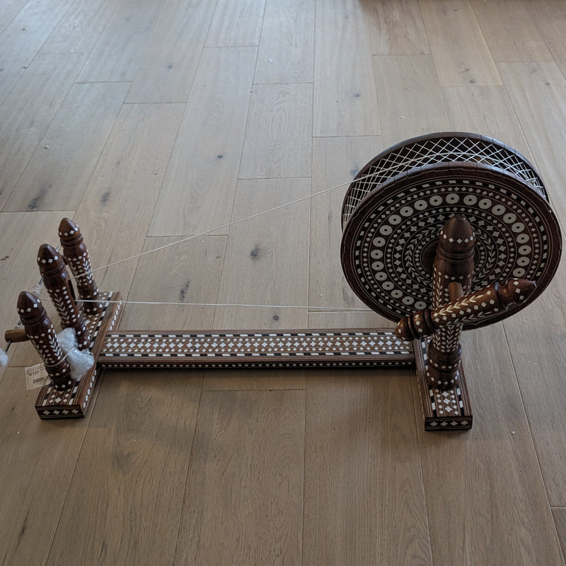 32"L x 16"H x 12"D Handcrafted Rosewood Charka