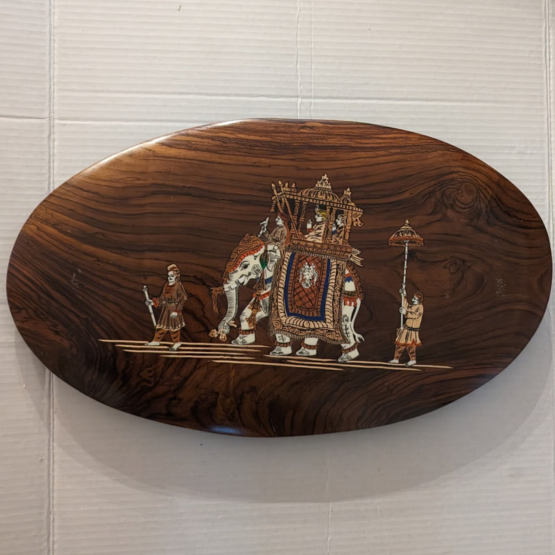 Rosewood 12" x 20" Oval Shaped Panel