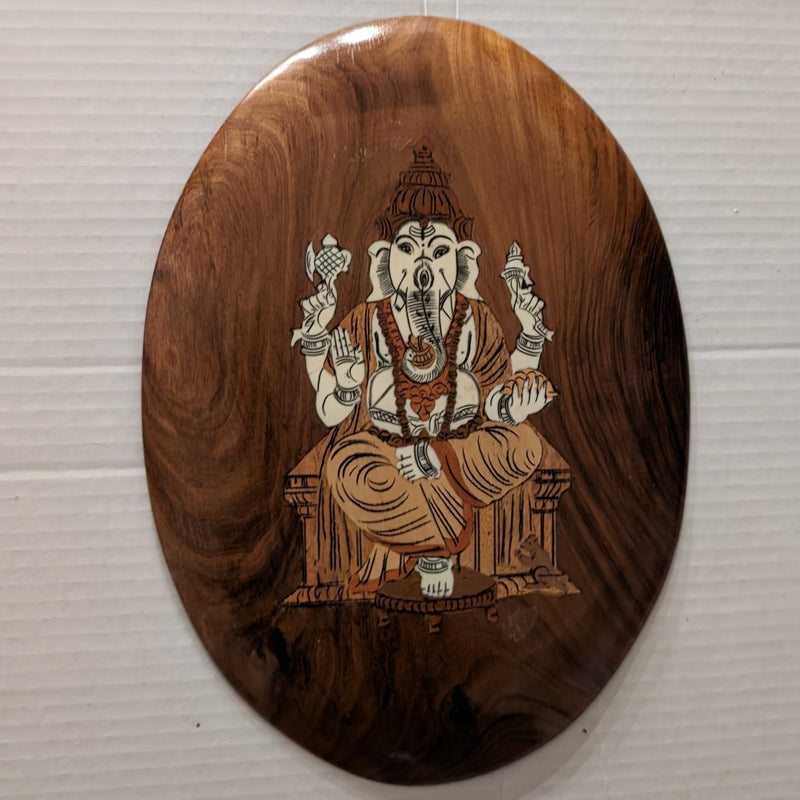 Rosewood 9" x 12" Oval Shaped Panel