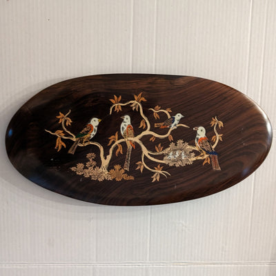 Rosewood 9" x 18" Oval Shaped Panel