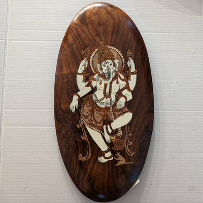 Rosewood 9" x 18" Oval Shaped Panel