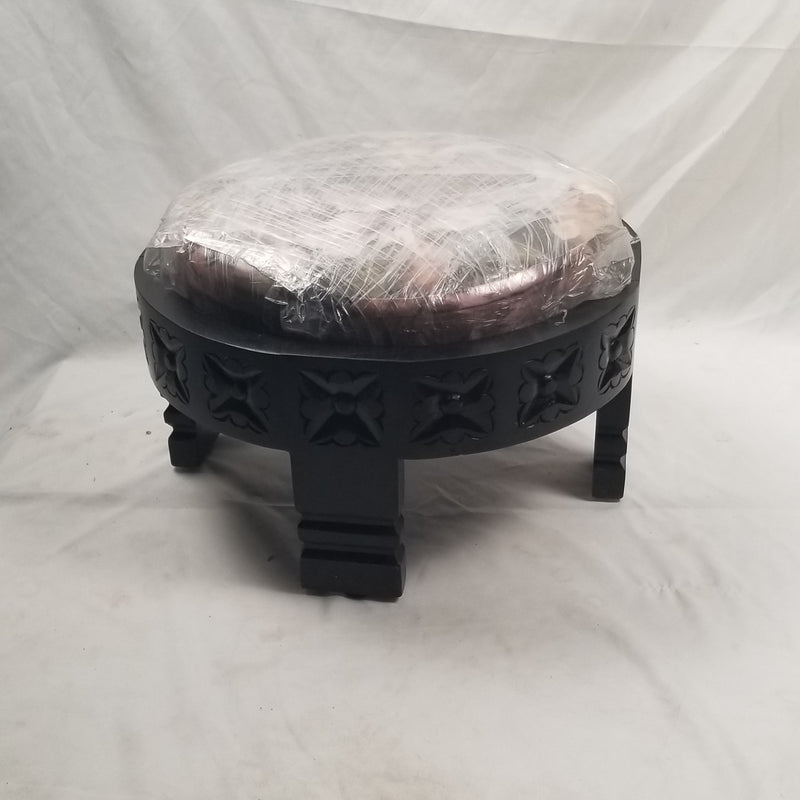 Solid Rosewood Pouffe