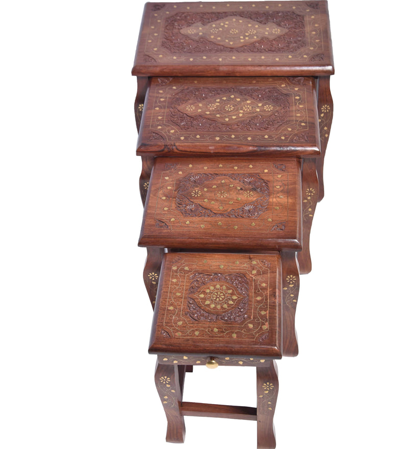 Seesham Nest Stool set of 4