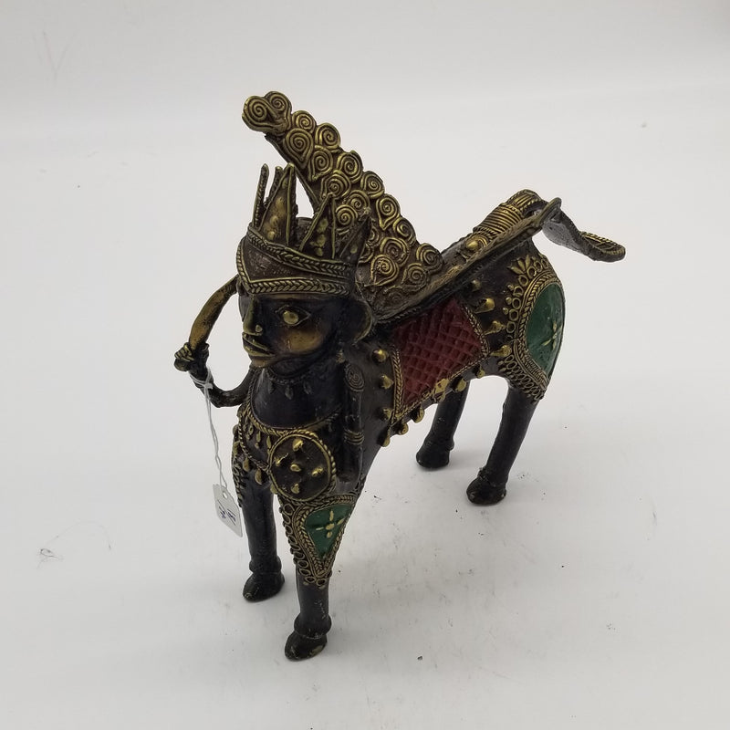 11"H Tribal Brass Kamadhenu