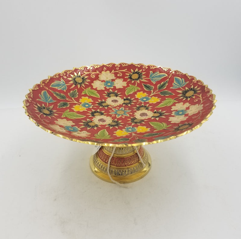 12" Brass Bowl Multicolor - ECP