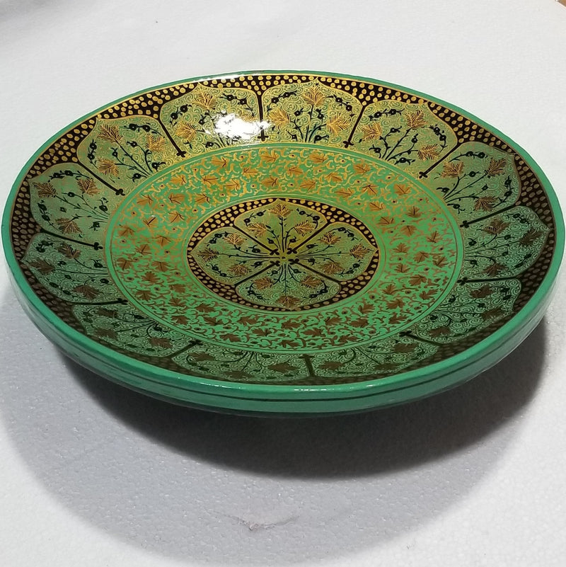 12" Diameter Papier Mache Wall Plate assorted