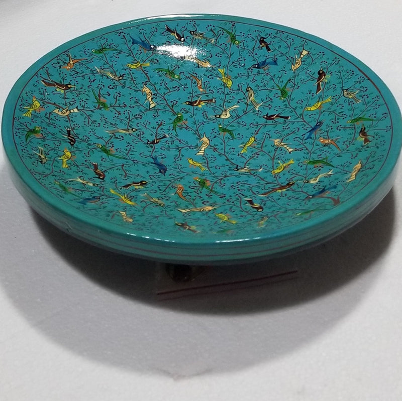 12" Diameter Papier Mache Wall Plate assorted