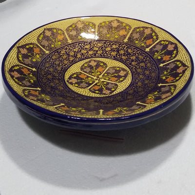 12" Diameter Papier Mache Wall Plate assorted