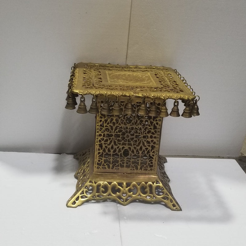 15" Solid Brass Base / Chowki