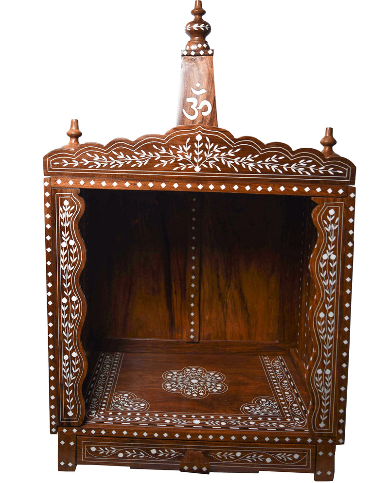 Seesham Temple 18" x 12" Showcase