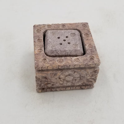 2.5” x 1.5” Marble stone candle holder