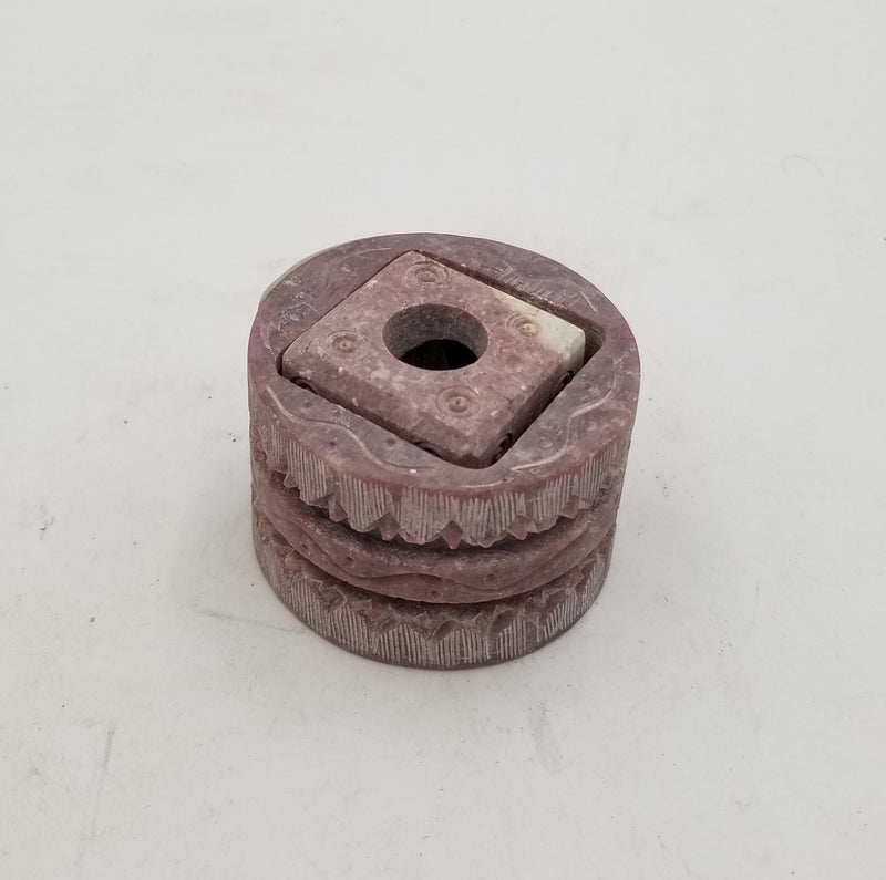 2.5” x 1.5” Marble stone candle holder