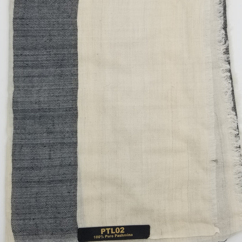 Pure Pashmina / Cashmere Shawl - 40" x 80"