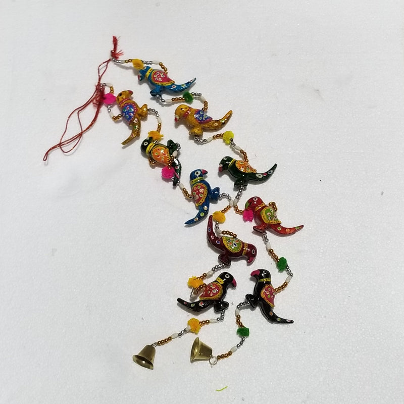 36" Parrot inspired Door Hanging Pair