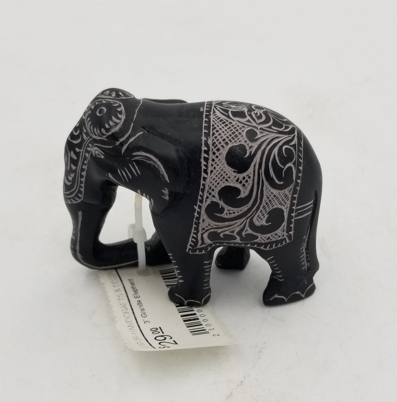 3” Granite Elephant