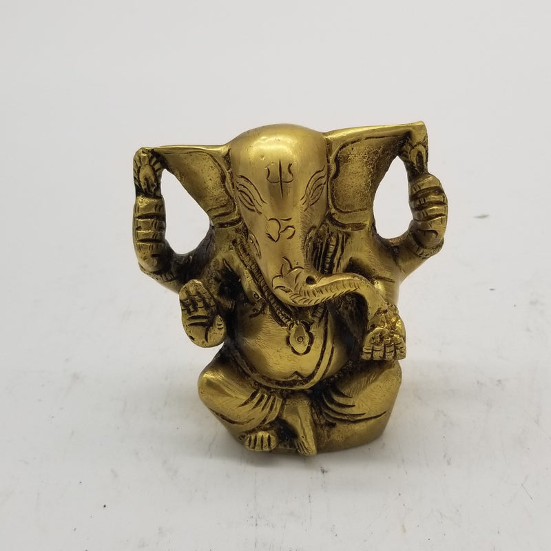4" H Appu Ganesh in antique finish