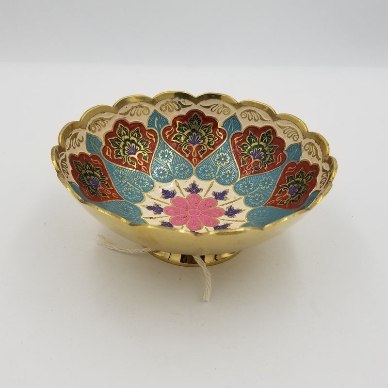 6" Brass Bowl Dil Kangoora Mina