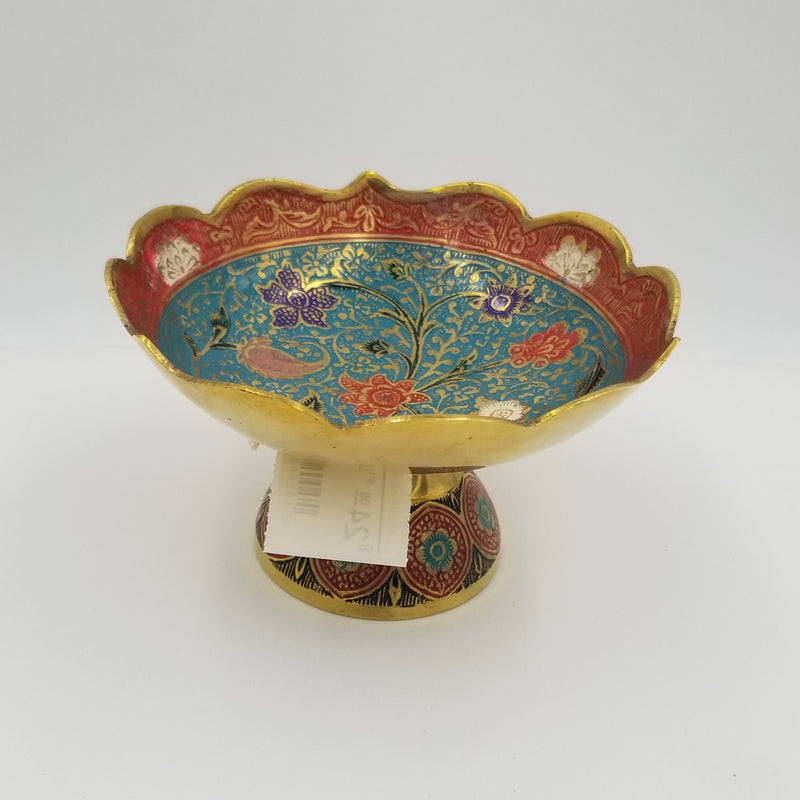 6" Brass Bowl Tajkor Mina