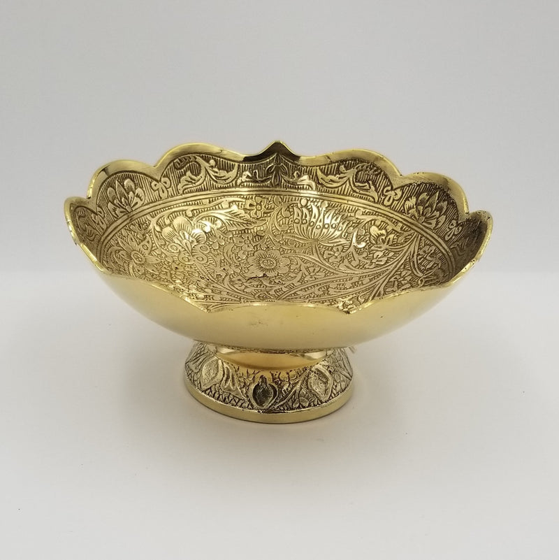 6" Brass Bowl Tajkor Mina