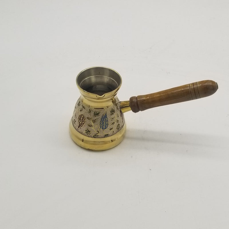 6" Brass Coffee Kettle with Handle EP