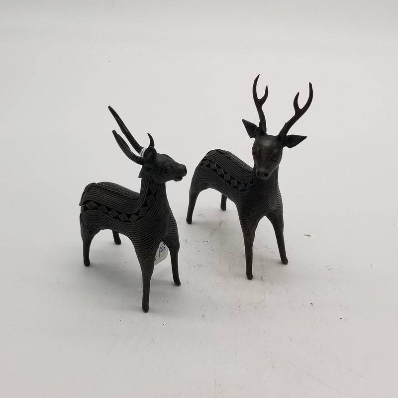 6" Tribal Brass Tribal Deer