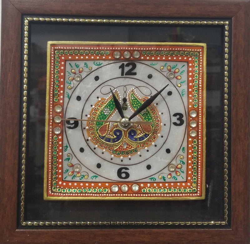 Marble 6" Clock