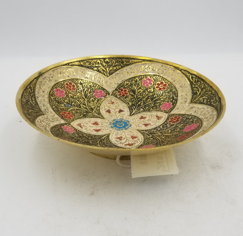 7" Brass Bowl Uthla Mina