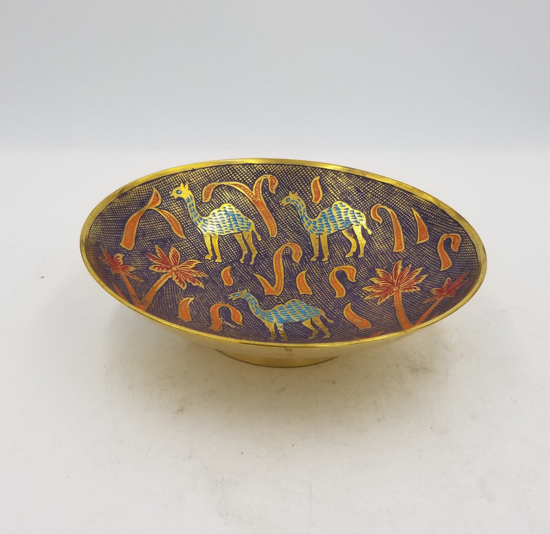 7" Brass Bowl Uthla Mina