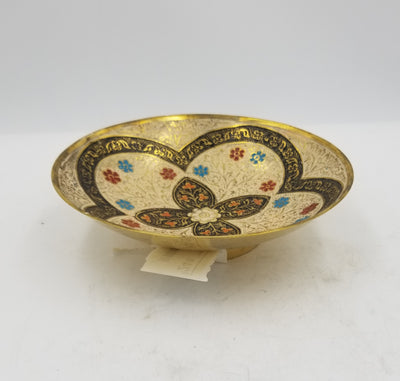 7" Brass Bowl Uthla Mina