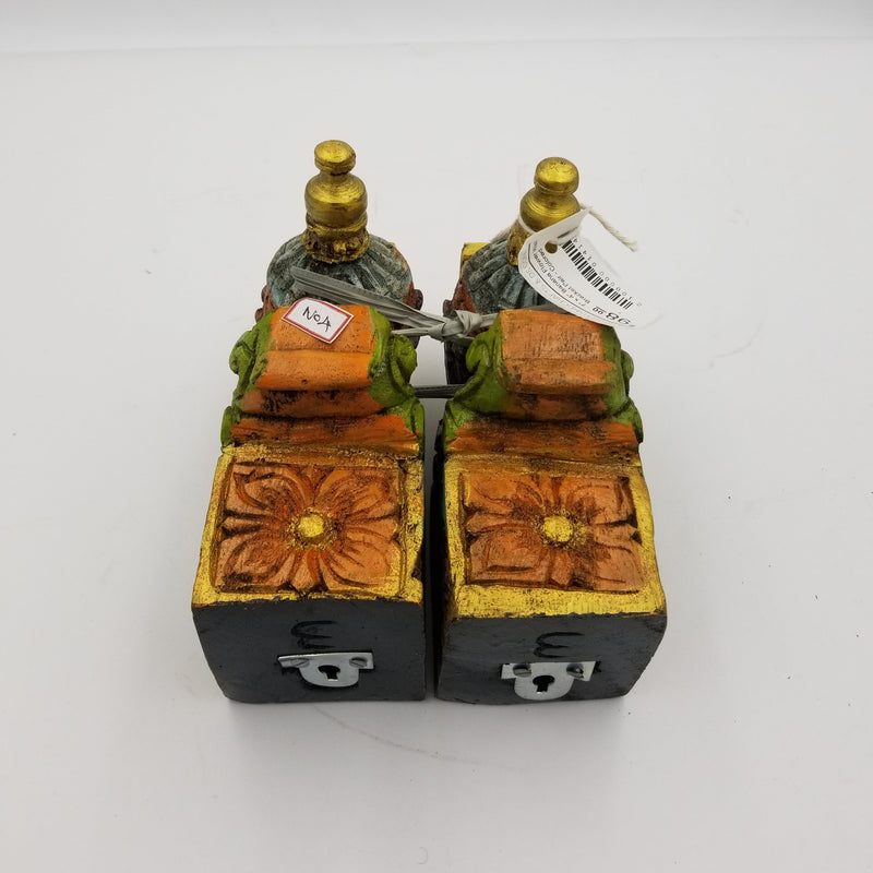 7" x 4" Banana Flower Wall Bracket Pair - Colored