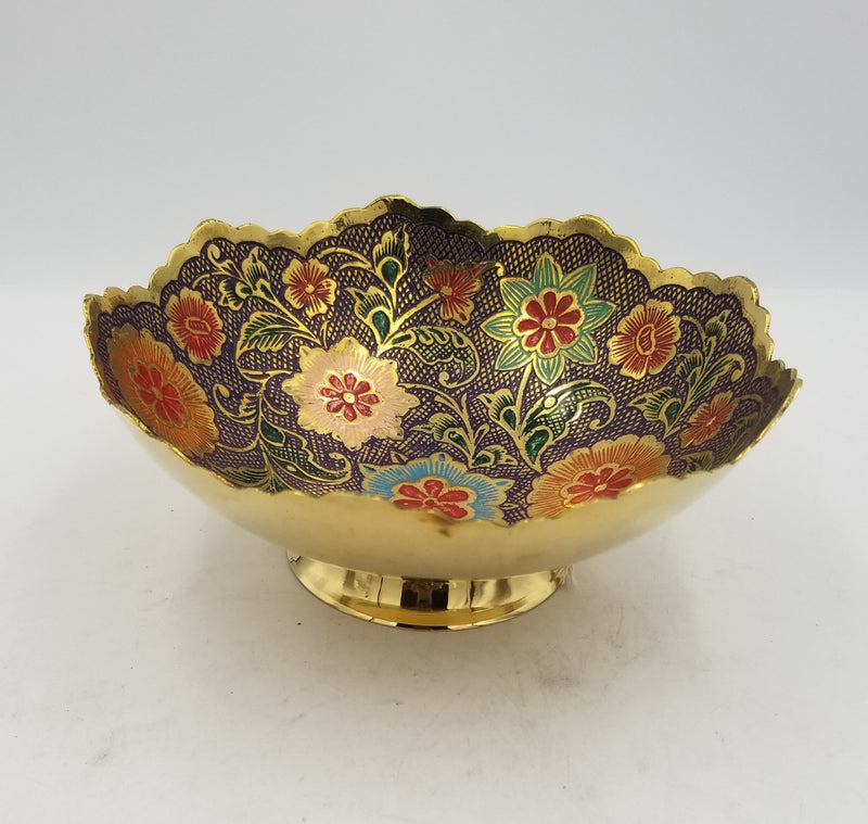 8" Brass Bowl 8 Pale Mina