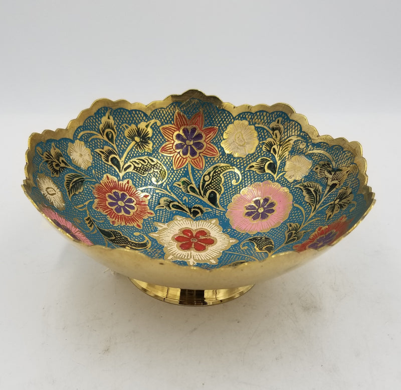 8" Brass Bowl 8 Pale Mina