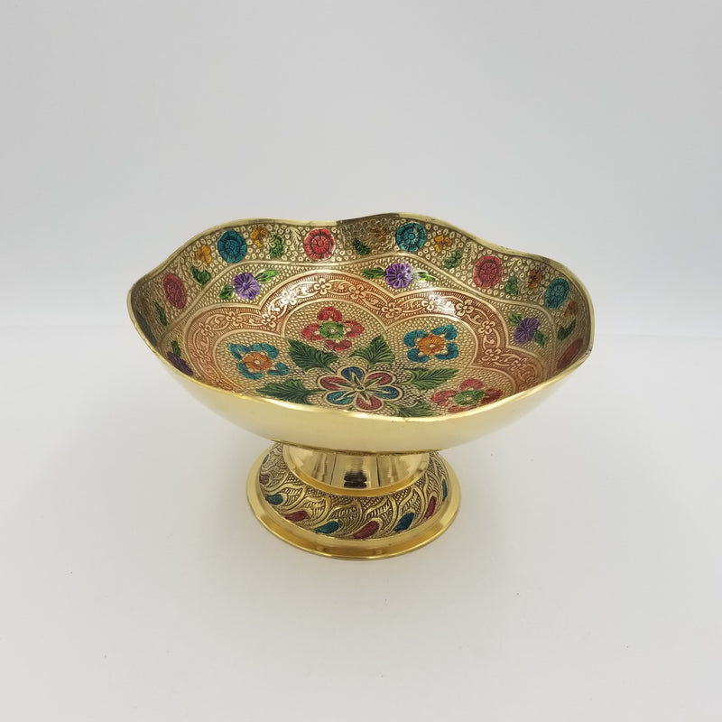 8" Brass Bowl Laherdar Mina EC