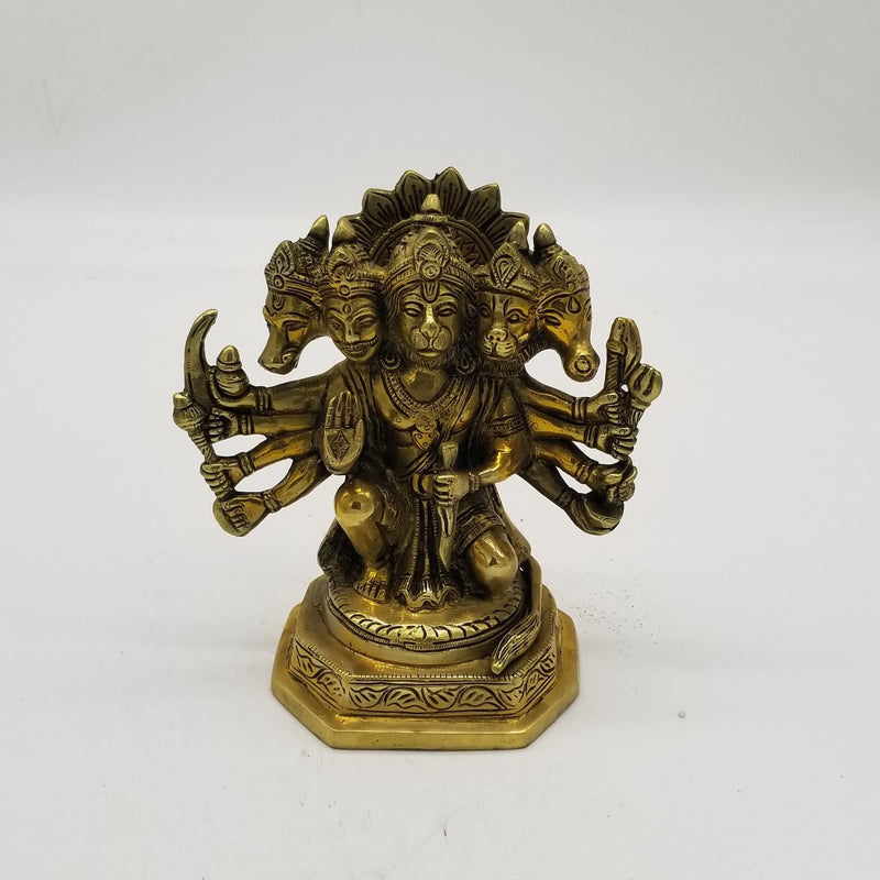 8" Panchmukhi Hanuman Plain