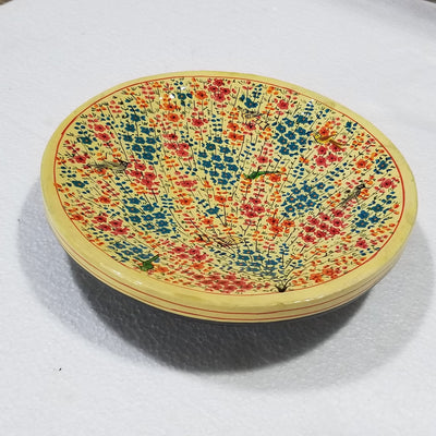 8" Diameter Papier Mache Wall Plate
