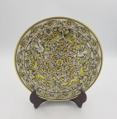 Marble 9" Plate with stand in V Box Jerken
