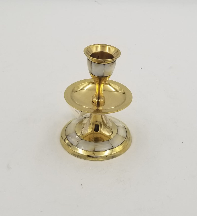 Brass Candle Stand Tawa Single Polish