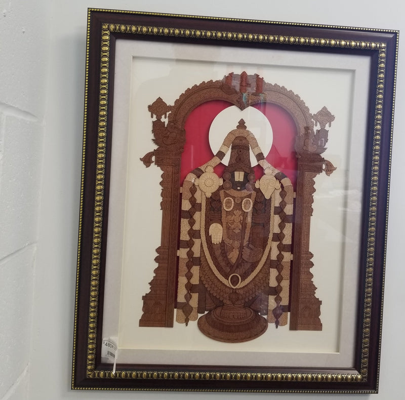 Wooden Marquetry - 20" x 24" - Balaji