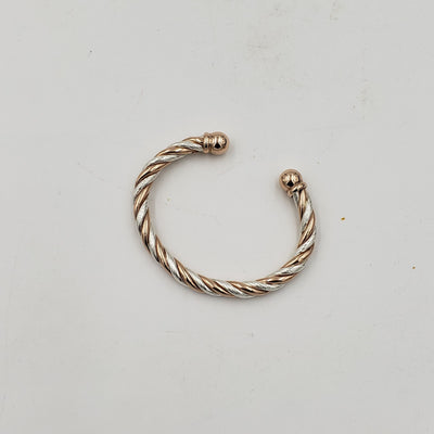 3 Tone 999 Quality Fine Silver Bangle - BG101