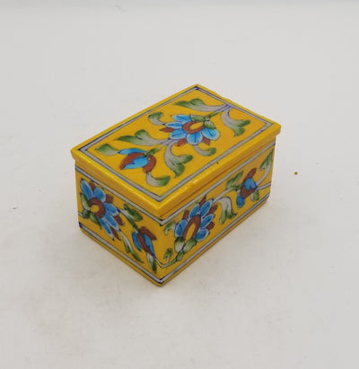 Blue Pottery Box Rectangle