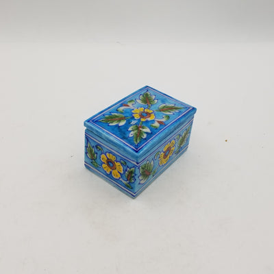Blue Pottery Box Rectangle