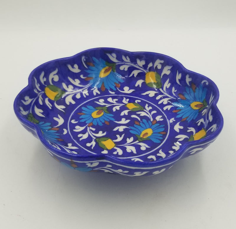 Blue Pottery Kangura Pot 10"