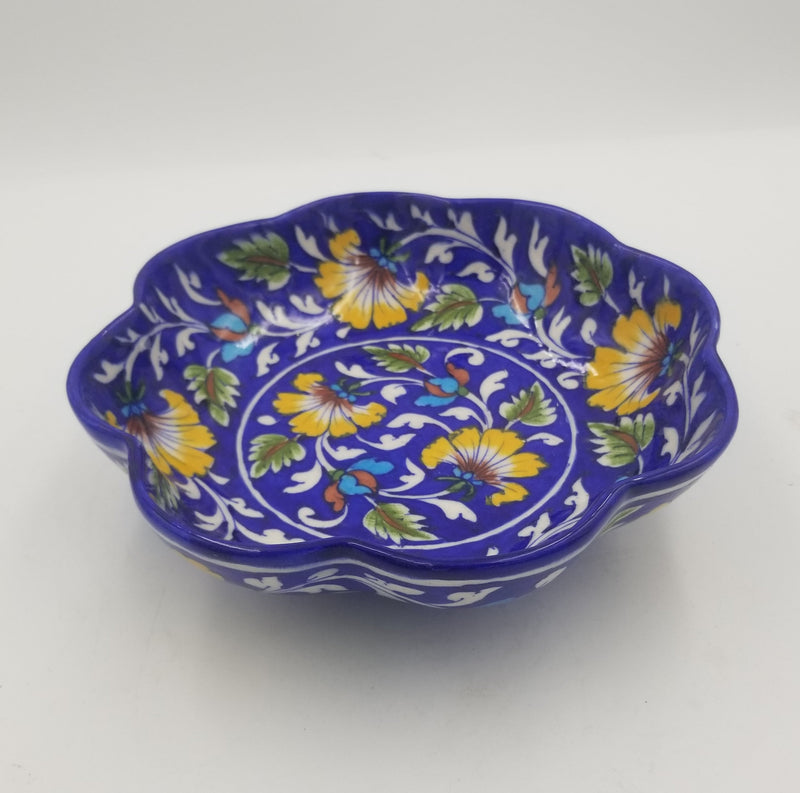 Blue Pottery Kangura Pot 10"