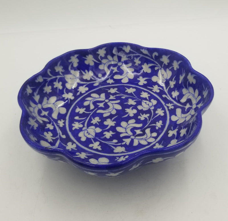Blue Pottery Kangura Pot 10"