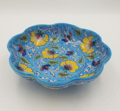 Blue Pottery Kangura Pot 10"